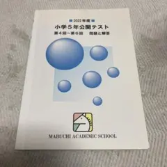 2026年最新】馬渕教室 公開テスト 5年の人気アイテム - メルカリ