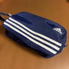 adidas シューズバッグ ネイビー