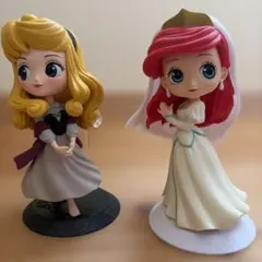 Q posket ディズニー フィギュア 2体セット オーロラ姫 アリエル