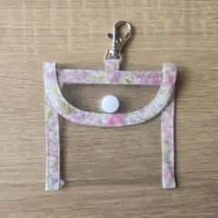 ハンドメイド　クリアGPSケース　花柄