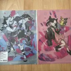 ポケモン トレーナーキャラクター クリアファイル2枚セット　ネズ　マリィ