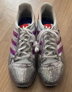 adidas アディダス　スパンコール　スニーカー　靴　26cm 美品