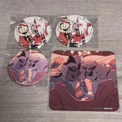 ハズビンホテル チャーリー ヴァギー ミニ缶バッジ公式 HAZBIN HOTEL