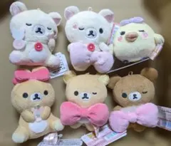 値下げ中！】たれぱんだカラーおでかけぬいぐるみキーホルダー