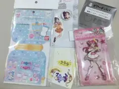 5点セット　プリキュア　ステッカー　デコシール　フレグランスレター　コースター