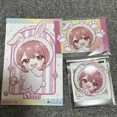 カラフルピーチ　のあ　東武動物公園コラボ　缶バッジ　購入特典　ミニゲーム参加賞