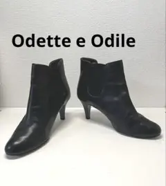 【春様　専用】Odette e Odile サイドゴア　ブラックレザーブーツ