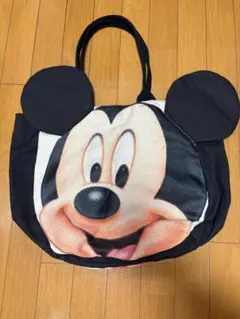 ディズニー ミッキーマウス トートバッグ フェイス