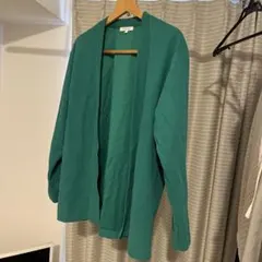 GLOBAL WORK グリーン カーディガン Lサイズ