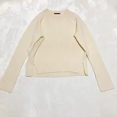 【美品】 バンヤードストーム ニットセーター ウール カシミヤ ベージュ a16