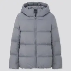 ユニクロ　ウルトラライトダウンコクーンパーカ　サイズM ブルー