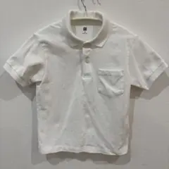 UNIQLO ポロシャツ 120 ホワイト