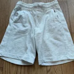 ZARA キッズ　スウェット　ハーフパンツ　半ズボン　　　122 白