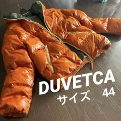 DUVETCA オレンジ ダウンジャケット フード付き