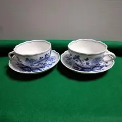エッグシェル 透かし芸者 ティーカップ2客セット - メルカリ