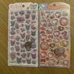 ベビーキティ・マイメロ&クロミ うるちゅるポップシール