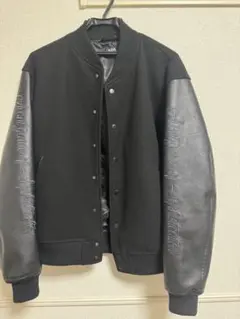 AZUL by moussy フェイクメルトンスタジャン Mサイズ　アズール