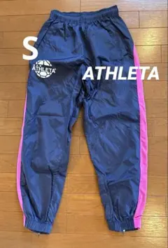 ATHLETA ピステパンツ S ネイビー/ピンク