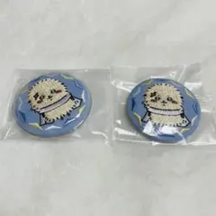 【匿名配送】ちいかわ　ラッコ　刺繍缶バッジ