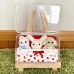 おでかけケース お布団付き 持ち運び 収納 推し活 赤ちゃん 5cmぬい