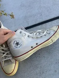 Converse All Star ホワイト ジッパー付き