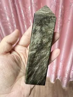 新品 高品質 3Aゴールドオブシディアン タワー 置物 超大 限定1点 送料無料