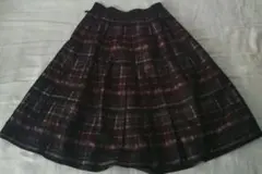 ANAYI　フレアースカート　Sサイズ　チェック