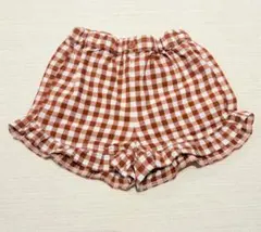 UNIQLO ギンガムチェック柄 ショートパンツ 80