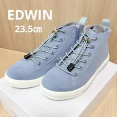 【新品未使用】EDWIN スニーカー サックス 23.5cmのサムネイル