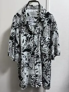 Schott✨オープンカラー アロハシャツ 薔薇 ローズ アメカジ L 総柄