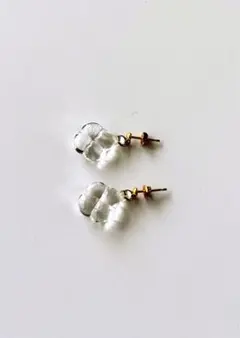 ハリオ ピアス　フローリス　K10 HARIO 箱付きのサムネイル