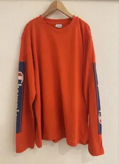 90s 大きいサイズ XL■チャンピオン 長袖 Tシャツ　CHAMPION