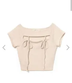 andmary Bebe ribbon tops ピンク アンドマリー - メルカリ