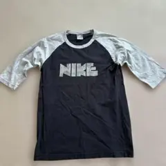 NIKE ラグランスリーブTシャツ M 黒/グレー