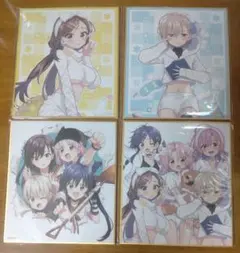 新品 がっこうぐらし! くじ引き堂 C賞 色紙 4種 セットのサムネイル