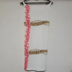 【アルバローザ】ワンピース，花柄チェーン