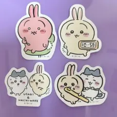 ちいかわ ダイカットステッカー4 うさぎ　4枚　①
