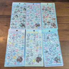 【正規品】ボンボンドロップシール 水族館限定 6枚セット