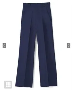 グレイル　センタープレスストレートパンツ　ai07　ネイビー　xsサイズ