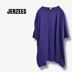 mt52126 90s〜00s ジャージーズ　無地Tシャツ パープル ビッグのサムネイル