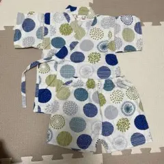 水玉模様 甚平 95cm未満