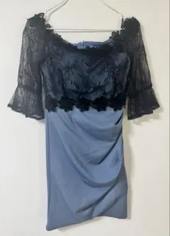 【dazzy store】オフショルダー レース ナイトドレス L