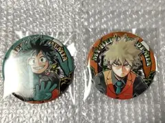 僕のヒーローアカデミア　コレクション缶バッジ　緑谷出久　爆豪勝己