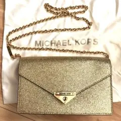 MICHAEL KORS マイケルコース ゴールド クラッチバッグ 披露宴