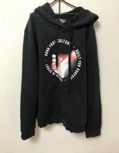 adidas フード付きパーカー　xs 黒　ピンク