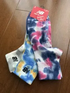 New Balance 靴下 3足セット 27-29cm タイダイのサムネイル