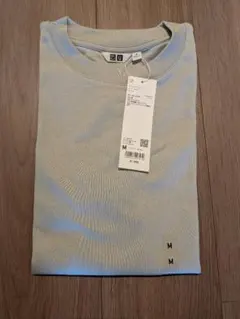値下げ 新品 エアリズムコットンオーバーサイズＴシャツ ライトグリーン Mサイズ