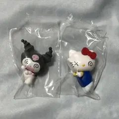 カプセルトイ　ばたんきゅ〜　フィギュア　ハローキティ マイメロ