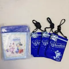 ディズニー バケーションパッケージ限定 ポップコーンケース ショルダーバッグ3個