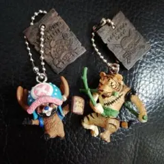 朝隈俊雄×ワンピース　コラボアニマル　ゾロ トラ　チョッパー レッサーパンダ